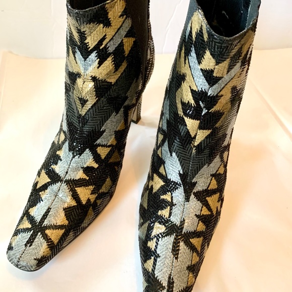 J Renee Black Glam Boots 6.5 - Picture 7 of 14